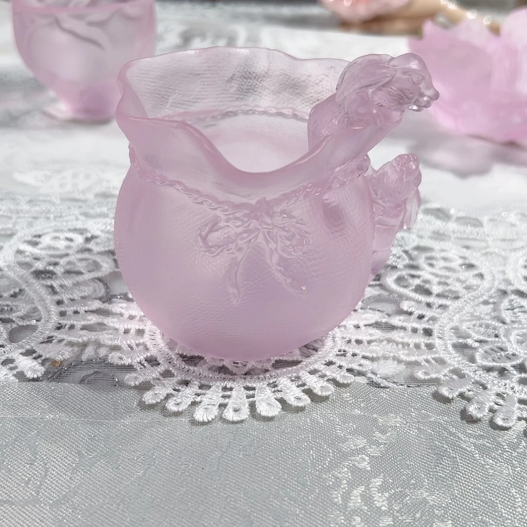 陶瓷QAA267粉色钱袋子收纳