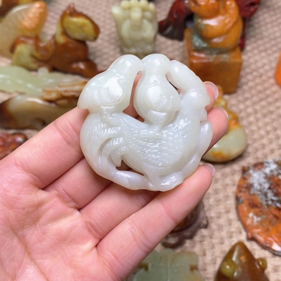 白玉菩提吊坠白玉菩提白玉菩提摆件