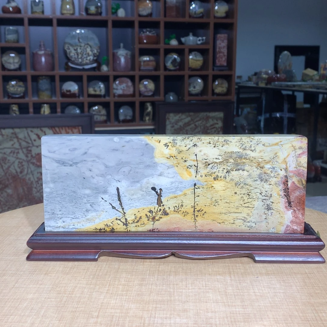 紫砂广西国画石，观赏收藏