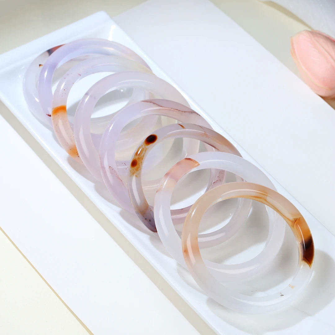 【麦子家族秋季特惠】玉髓玛瑙手镯镯子百搭多样性发1 M49-