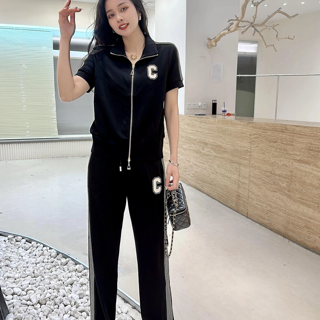 【YANGSHANG】 设计师卫衣夏季轻奢短袖套装 AS7431