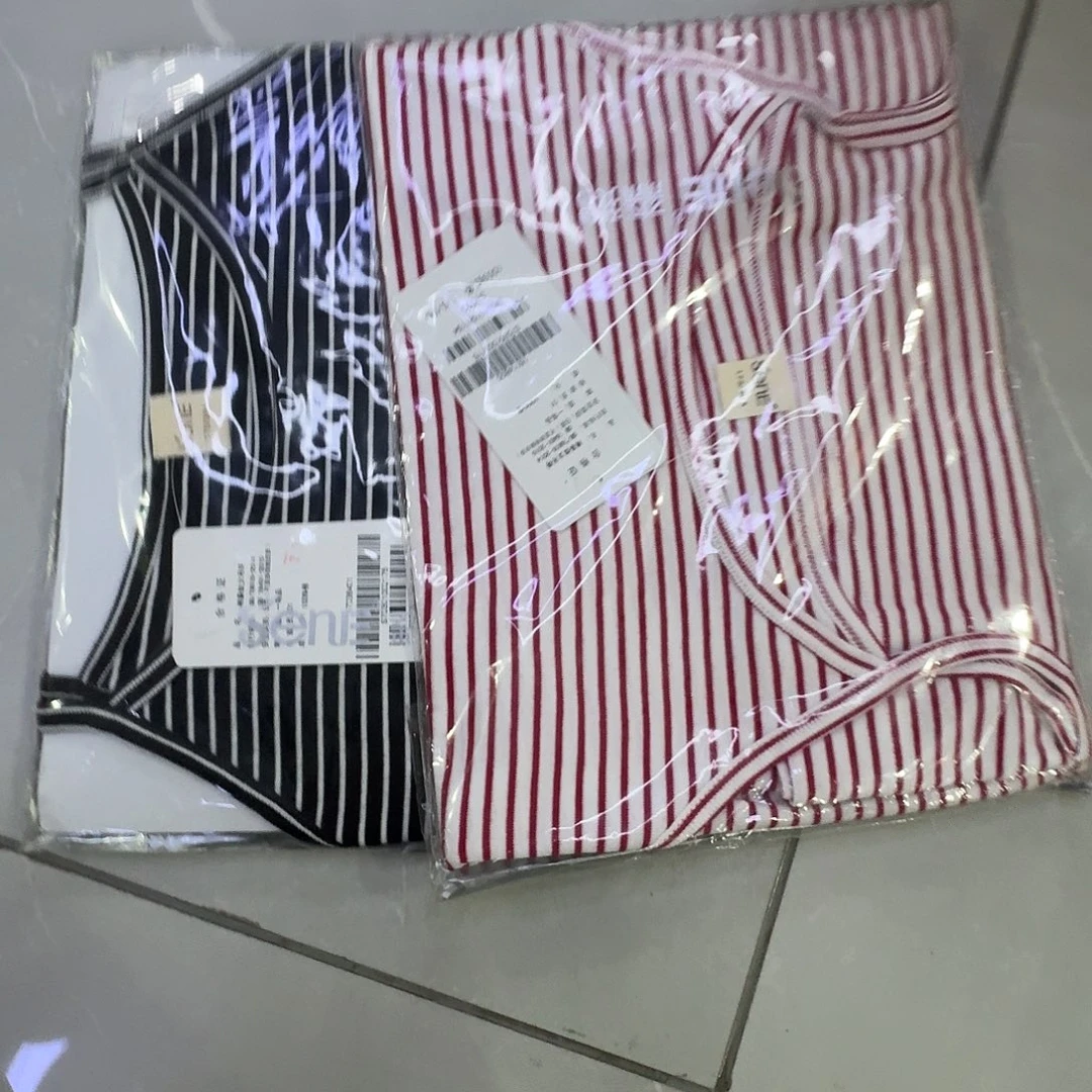7030黑条红白条两件175a