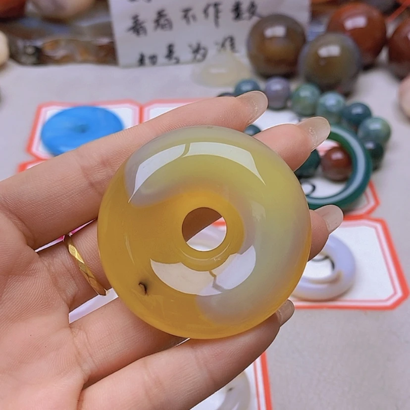 【闪购商品】未镶嵌玛瑙/玉髓珠宝半成品蓉*