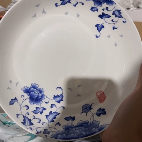 陶瓷8寸深窝盘一个