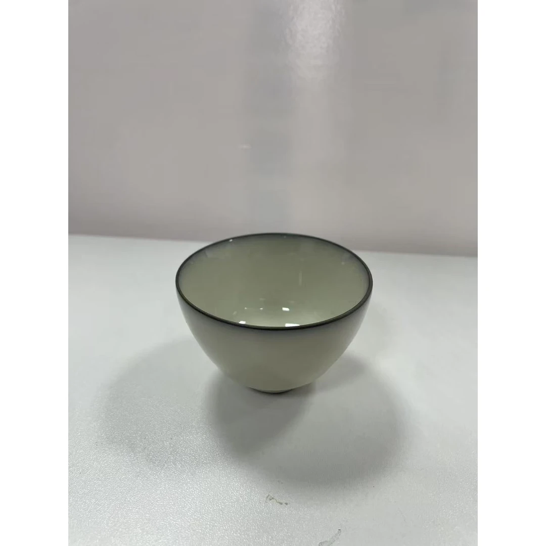 【龙泉】月白 鸡心杯 陶瓷 lq-5021