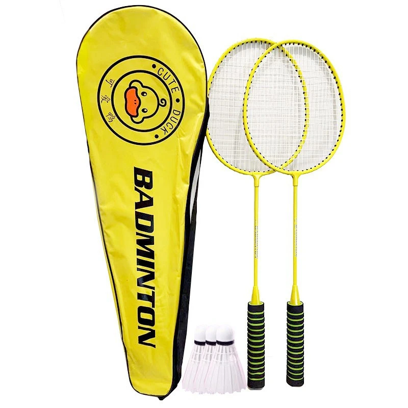 正品羽毛球拍 成人学生套装超轻耐打运动训练双拍杆 SS