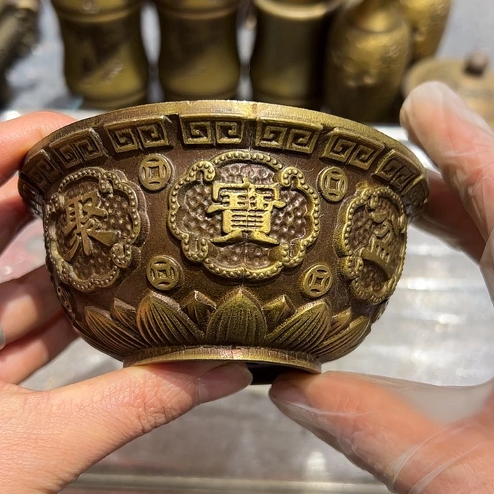 微瑕疵黄铜摆件工艺品