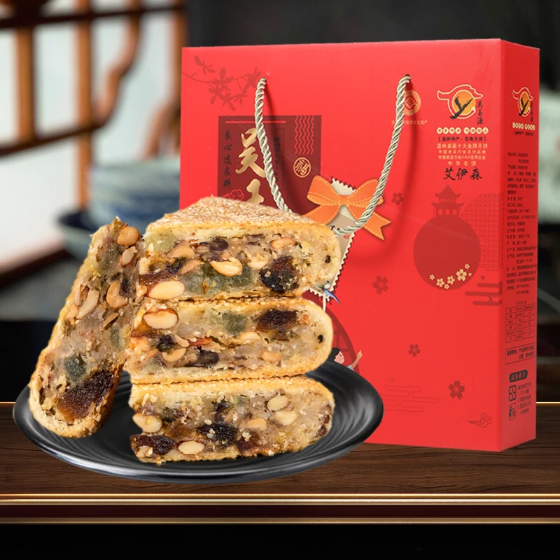 【买一送一】吴玉源桥墩月饼鲜肉五仁月饼325g