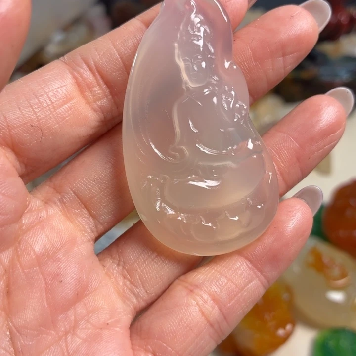 玛瑙/玉髓未镶嵌吊坠(不含链)