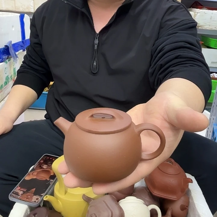 茶盘紫砂宜兴紫砂壶原矿紫砂壶瑕疵