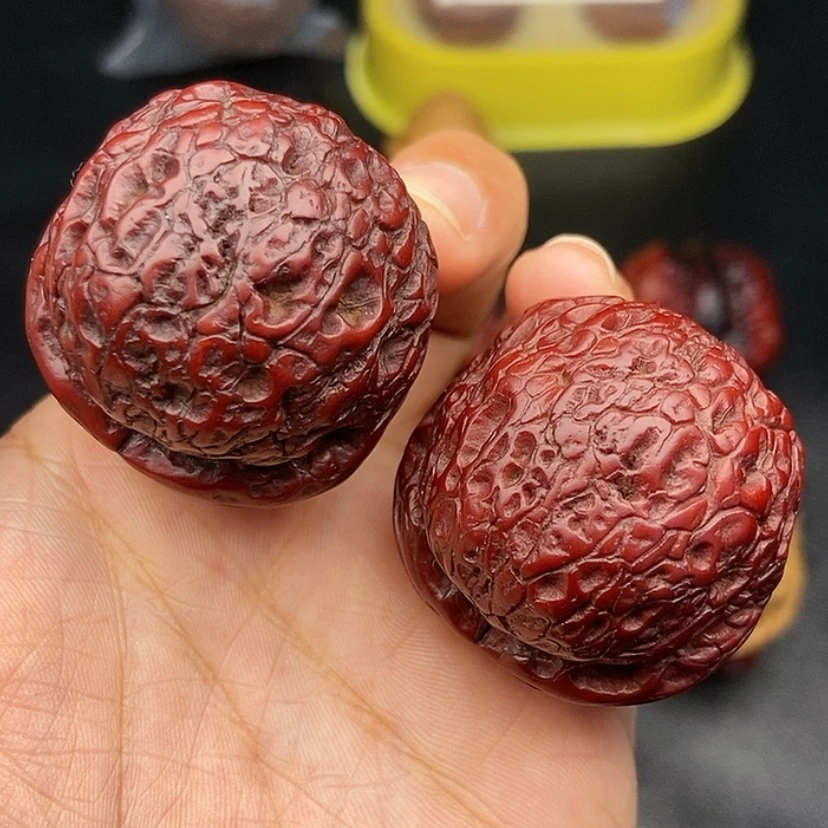 【闪购商品】把件文玩核桃41尺龙珠53克