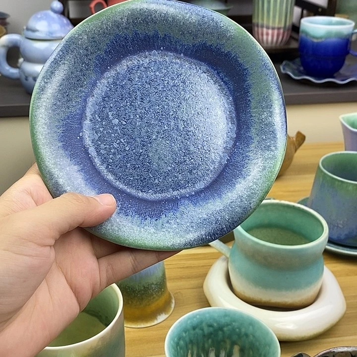 摆件景德镇高温陶瓷盘