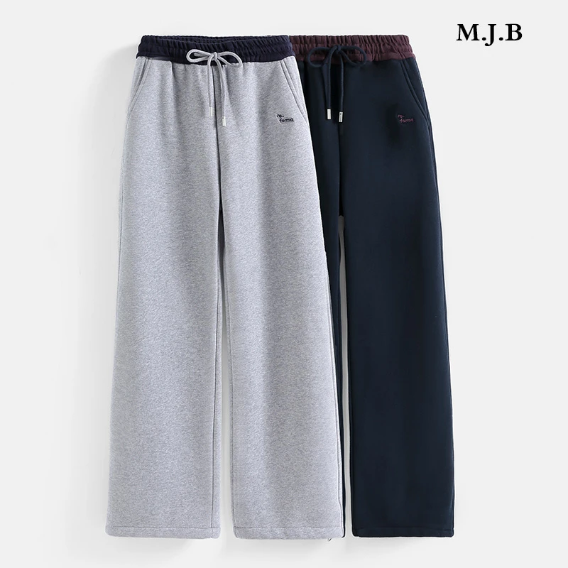 女童加绒直筒休闲裤241033