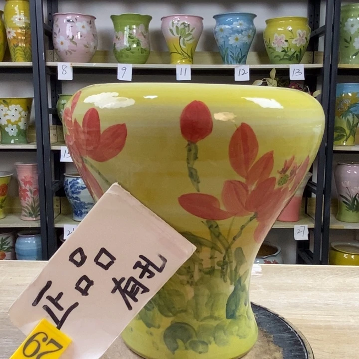 景德镇高温陶瓷花盆