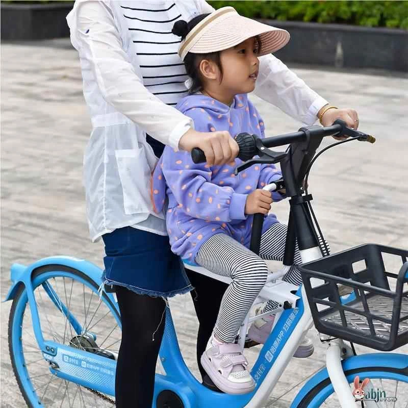 免安装共享单车前置儿童座椅自行车车载可折叠小孩坐椅小黄车便携