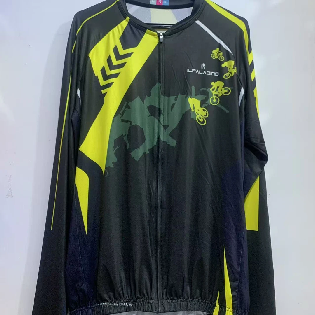 SQ 629【小黄车冰丝长袖男士】ILPALADINO专业版骑行服高弹户外