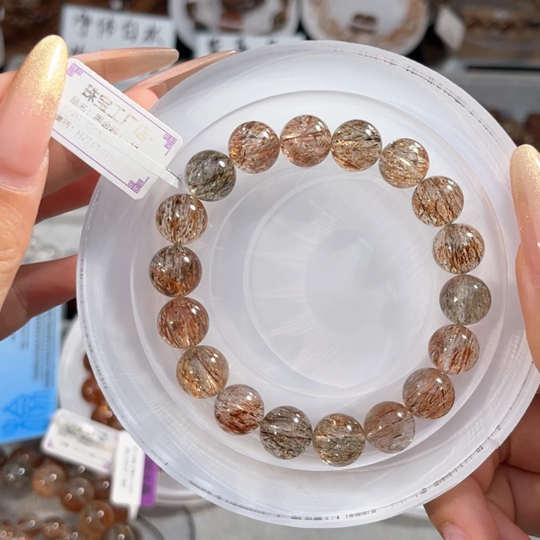 未镶嵌水晶手链黑金超七10