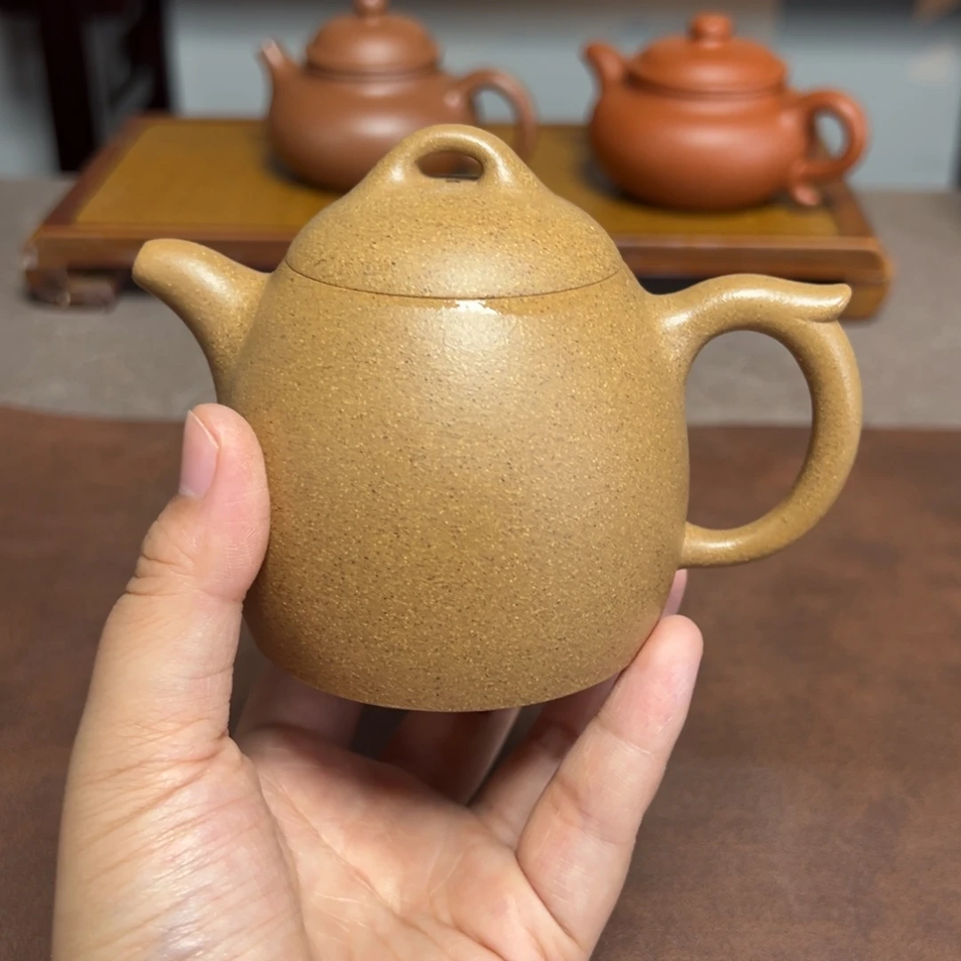 茶壶紫砂秦权黄金段200