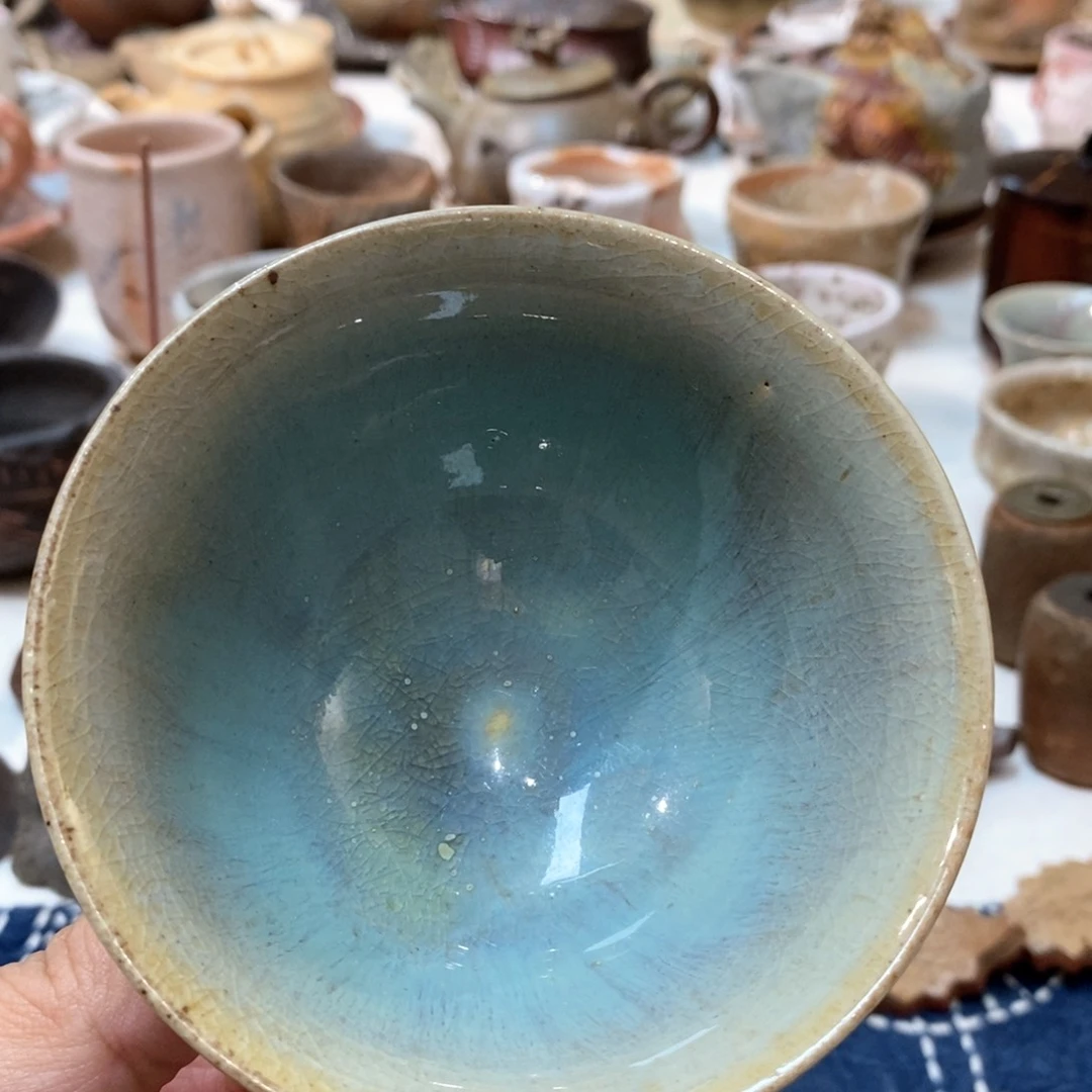柴烧侘寂粗陶茶具