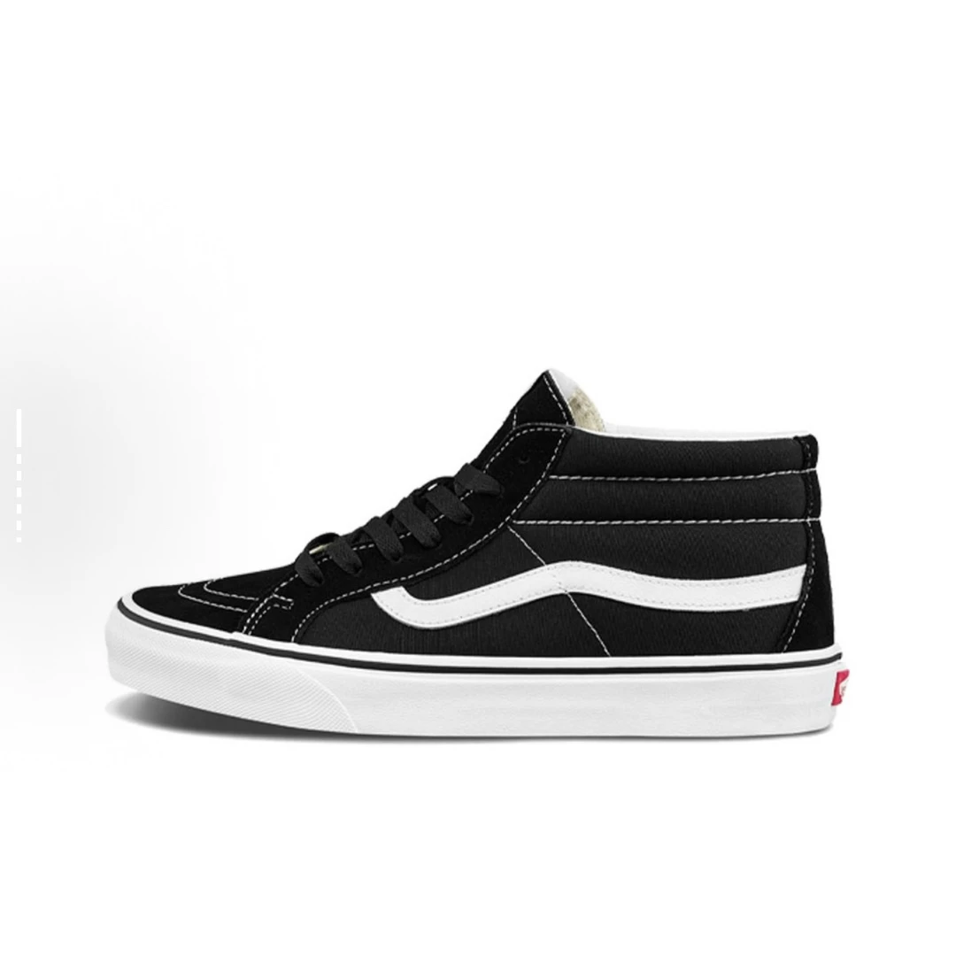 【A39E】Vans sk8时尚百搭经典黑色防滑耐磨中帮板鞋VN0A391F6BT