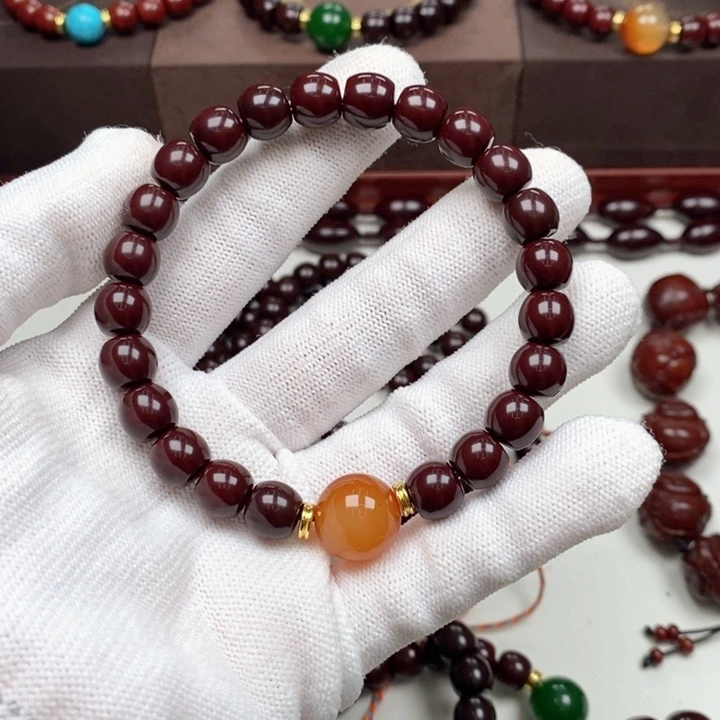 核桃手串/手链辽****司猴头直切