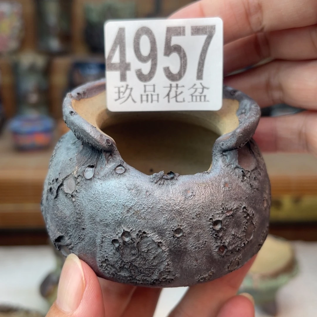 景德镇陶瓷手工花盆默认瑕疵