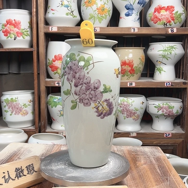 摆件60 新款陶瓷大微瑕