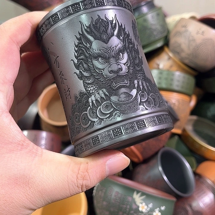 茶杯紫砂全手工紫砂主人杯