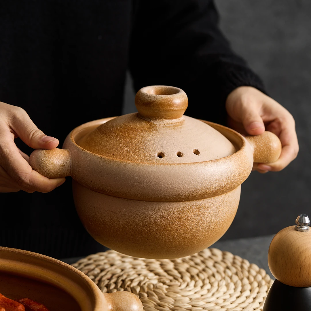 德化砂锅2025年新款明火直烧耐高温家用炖菜炖锅煲汤锅煲仔饭砂锅