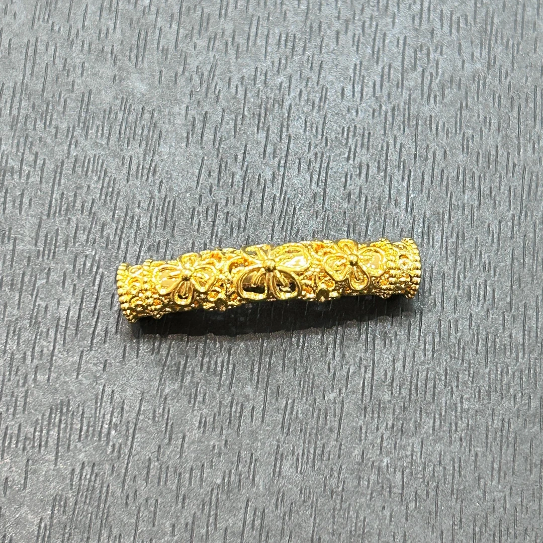 【销冠专享】足金999投资金攒黄金樱花弯管ZBHJD1510克重多退少补