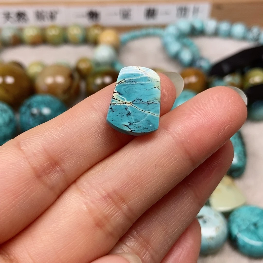 未镶嵌绿松石珠宝半成品