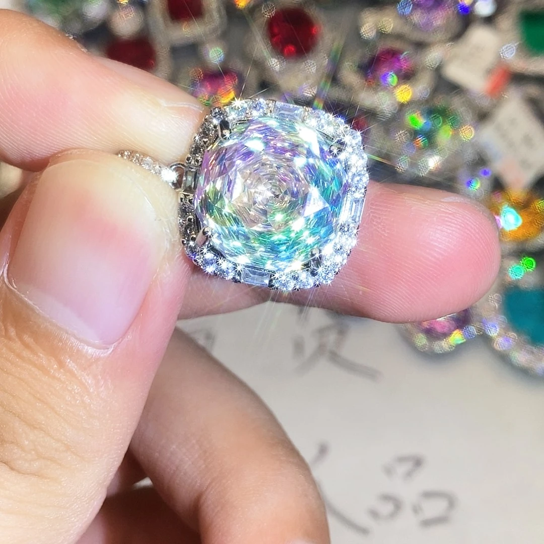 合金石英质玉戒指