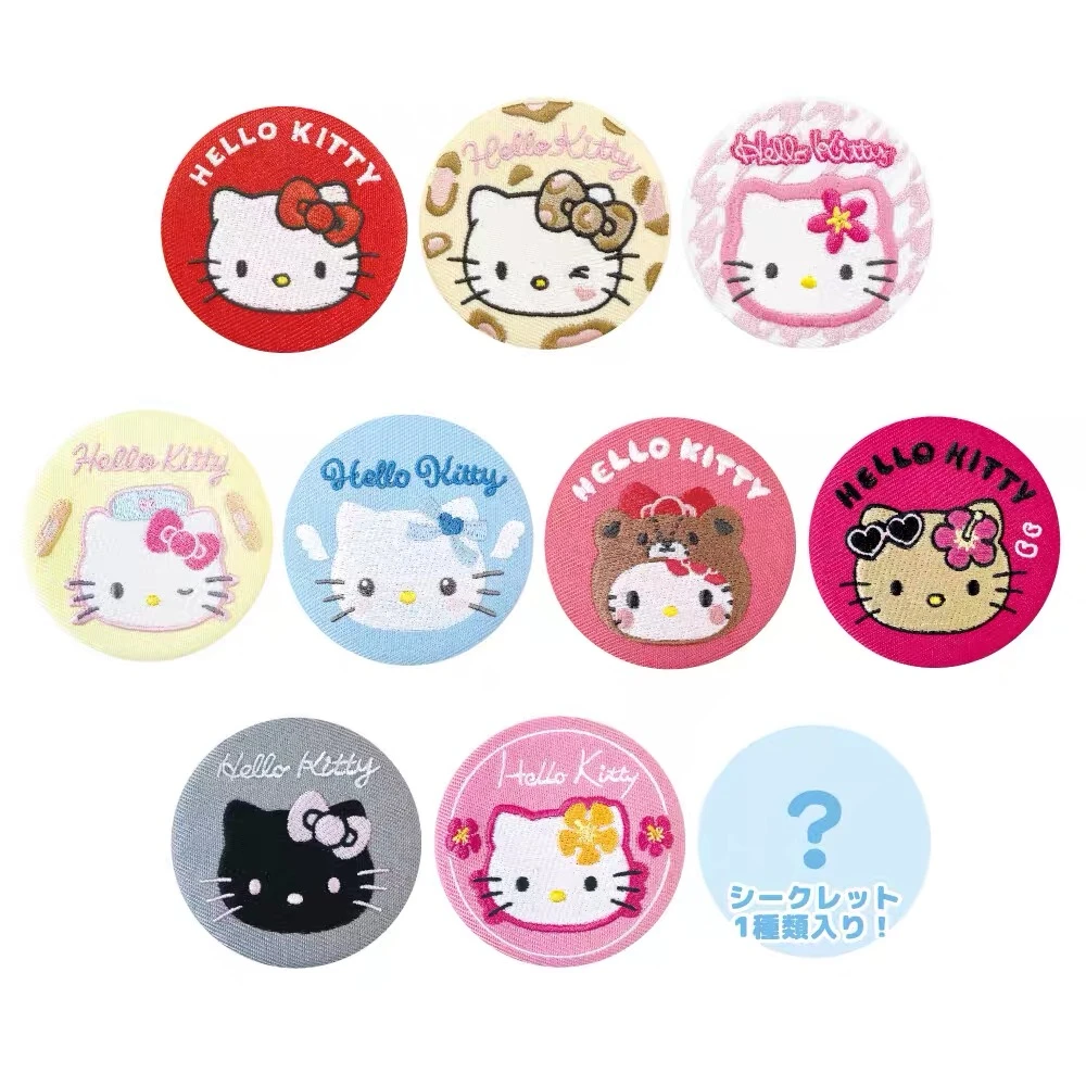 日版三丽鸥 Hellokitty刺绣吧唧收藏盲袋（代拆）