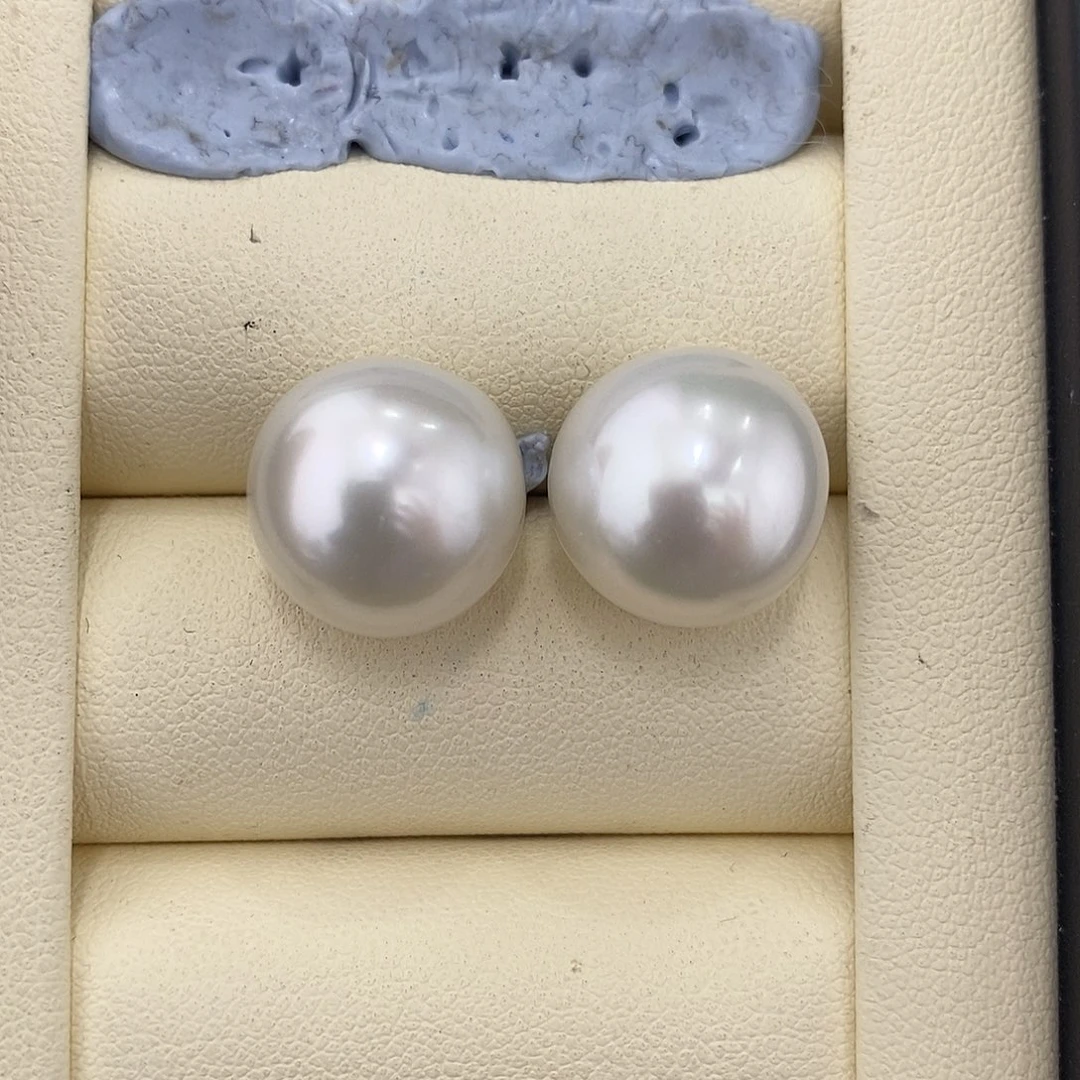 遇***笑海水珍珠裸珠14澳白