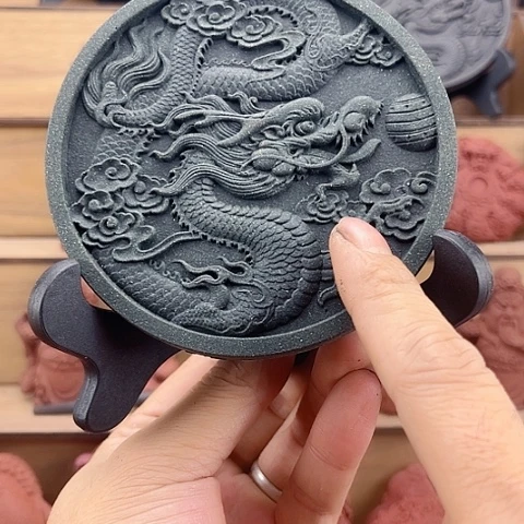 泥塑蓝药师香方玄龙护主福利价