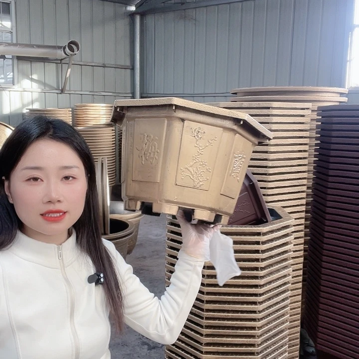 八角40花盆5个有空