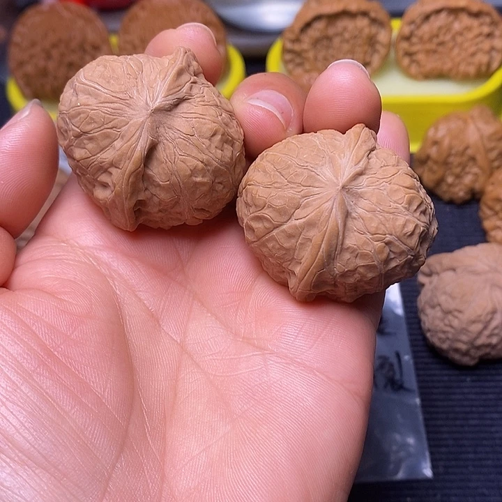 山***呀核桃手把件39南瓜68