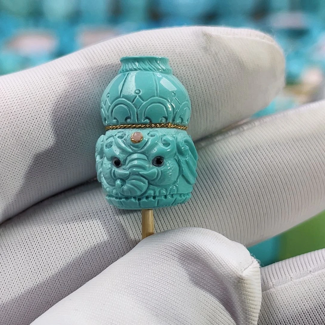 绿松石珠宝奇石未镶嵌