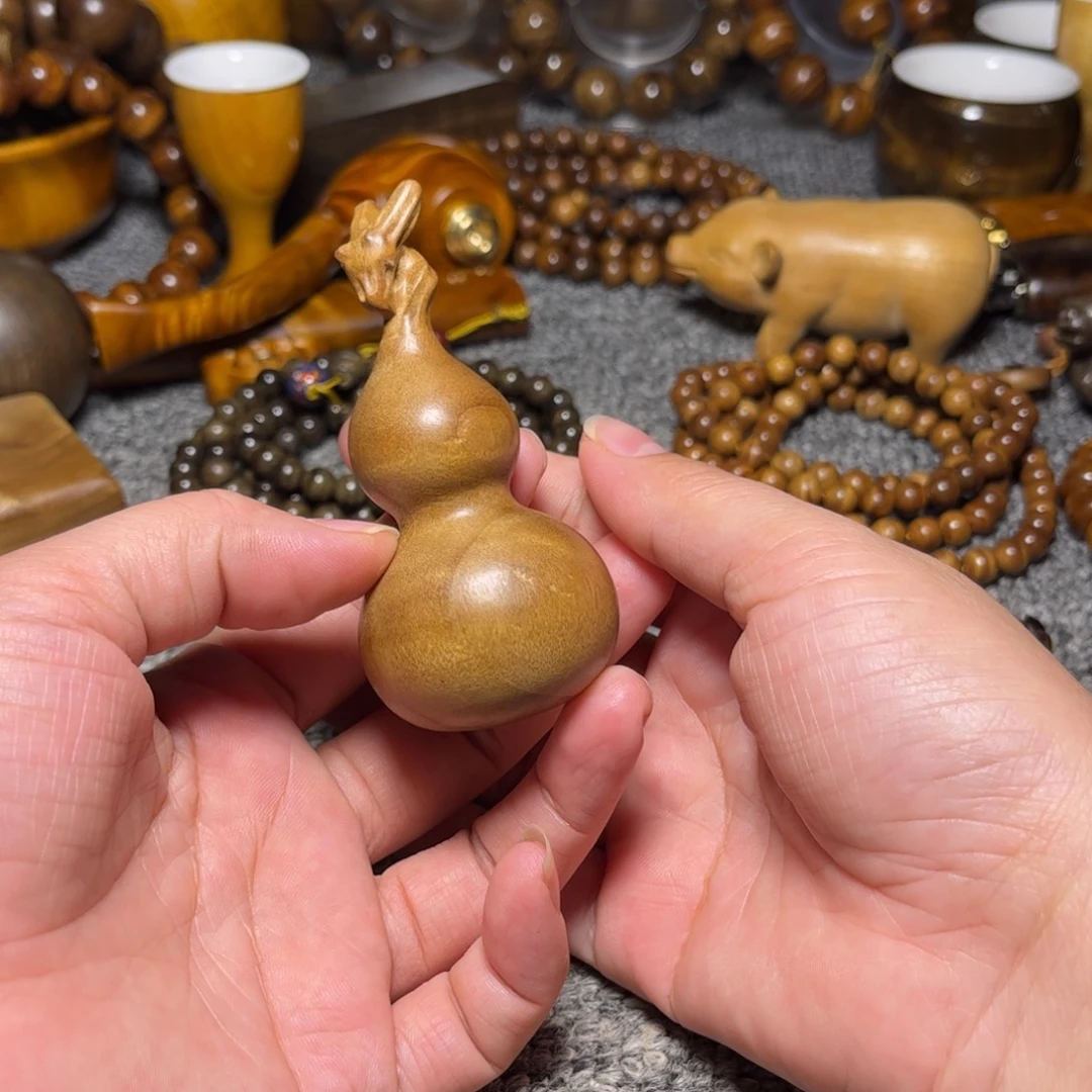 金丝楠老料葫芦手把