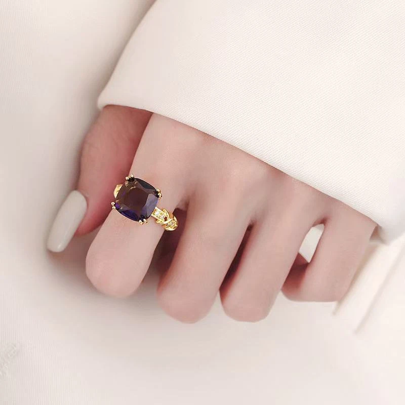 铜合金树脂戒指 D183时尚轻奢气质百搭优雅戒指