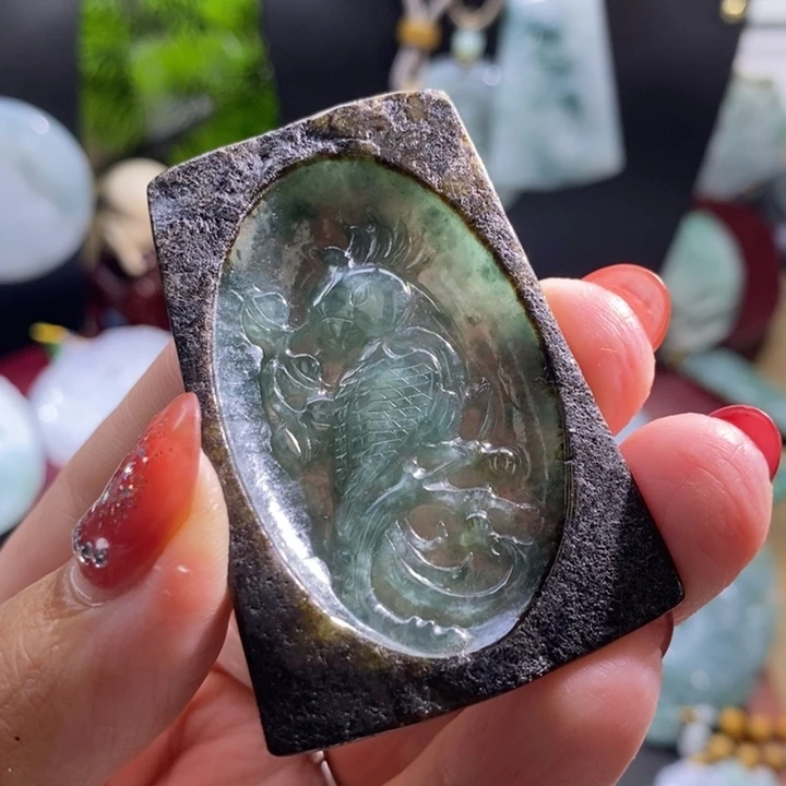 【闪购商品】颈饰未镶嵌翡翠鹦鹉
