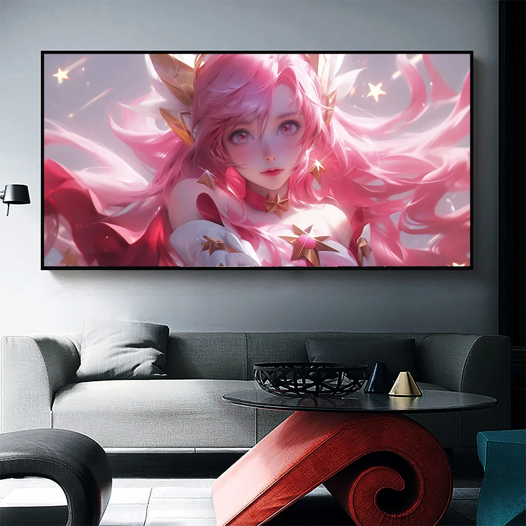 英雄联盟 挂画 50*100厘米 铝合金晶瓷画