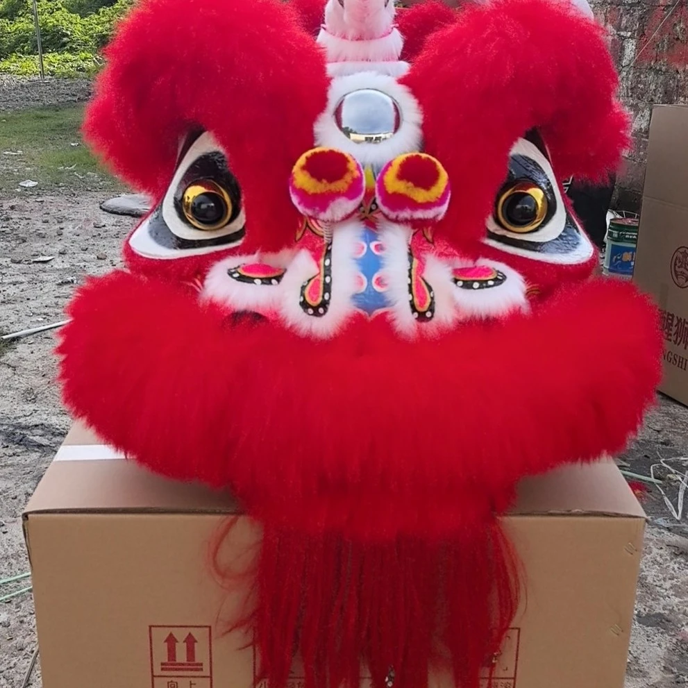 醒狮佛山马佛马鹤舞狮道具佛庄鹤庄