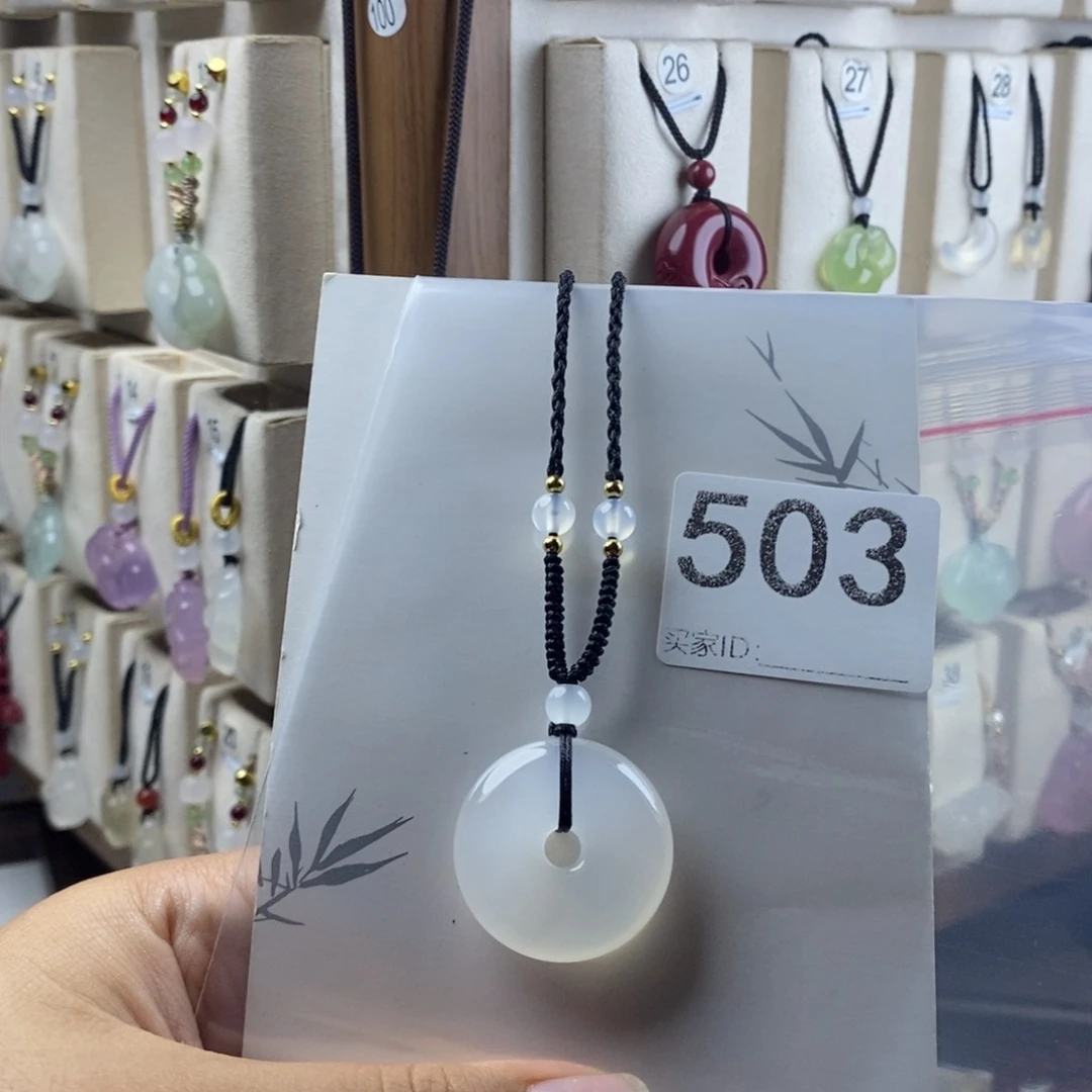 合金颈饰玛瑙/玉髓姀*.