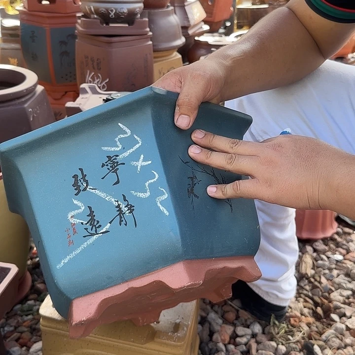 紫砂花盆紫砂花盆