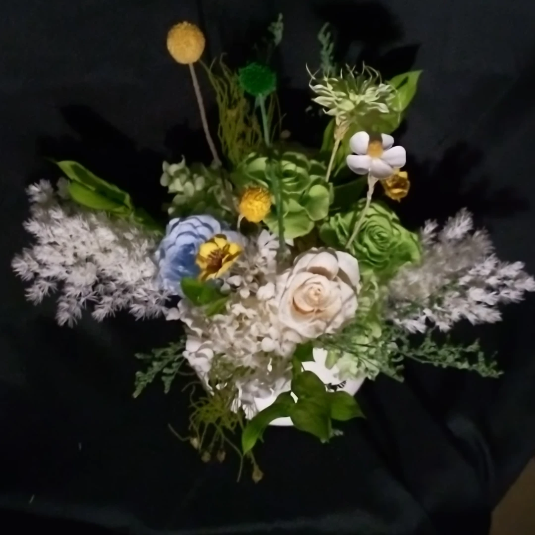 永生真花花艺摆件桌上玄关处ins花艺装饰