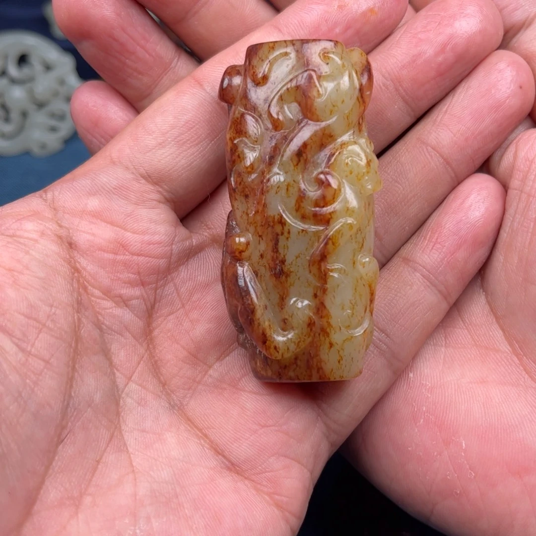 和田玉吊坠(不含链)未镶嵌田*杰