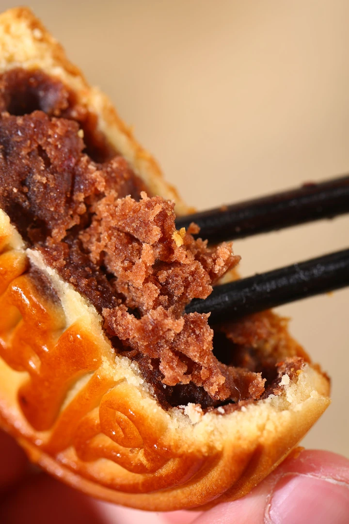 福润泽中秋经典工艺豆沙红枣黑芝等多种老式口味