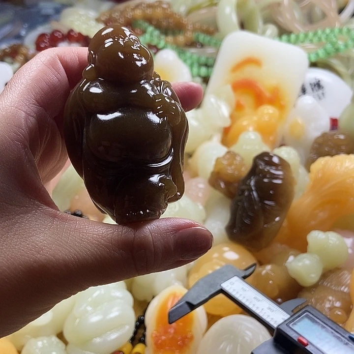 完全开放手把件佛