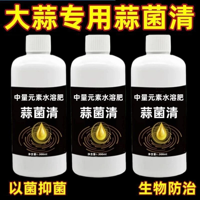 大蒜菌病清原液葱姜蒜一扫净大蒜病菌清专用伴种剂干尖黄叶白粉病